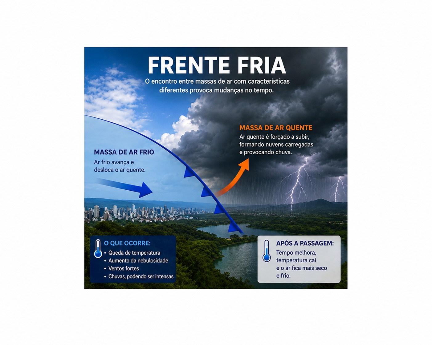Frente fria muda o tempo em São Paulo e traz chuva até domingo