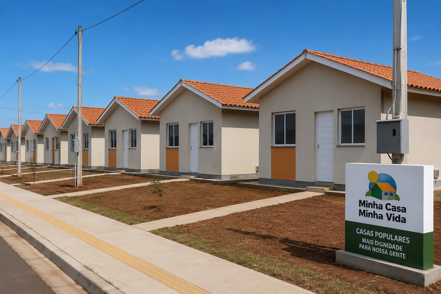 Prefeito tenta pegar mérito das casas populares conquistadas na administração Zé da Farmácia