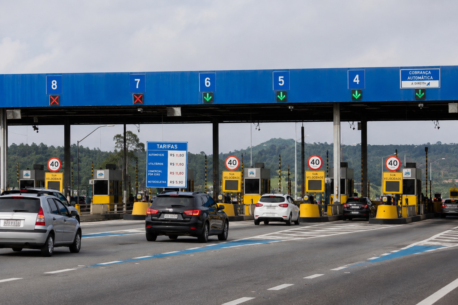 Pedágios das rodovias paulistas ficam mais caros a partir de 1º de julho