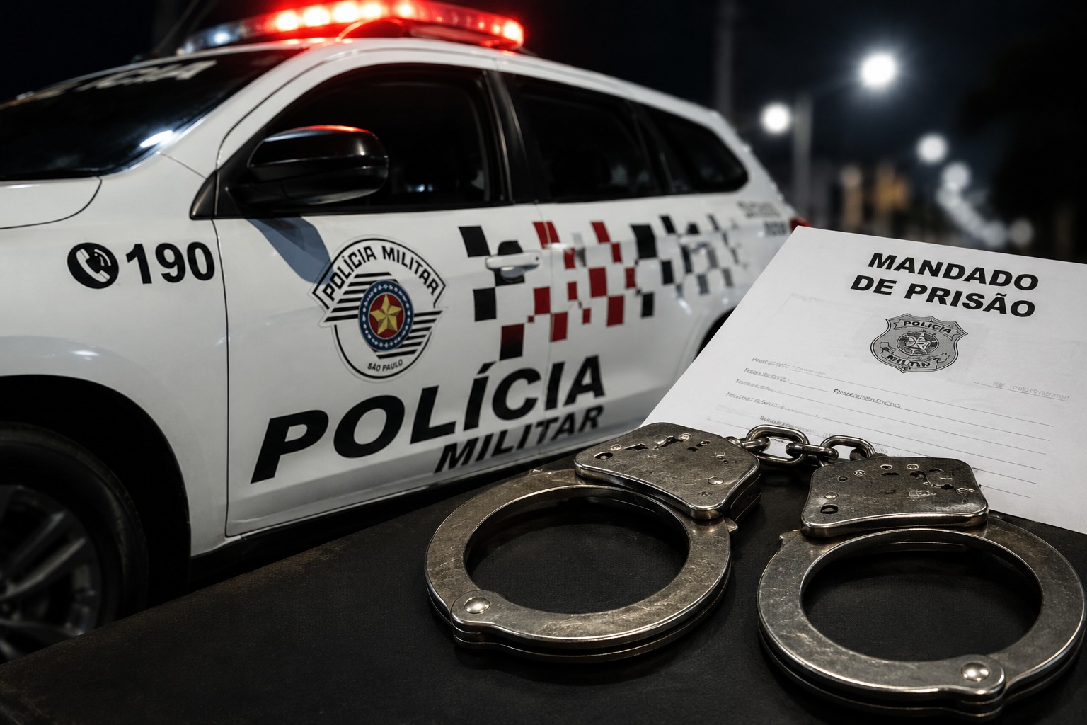 Procurado pela Justiça é capturado pela Polícia Militar no Jardim São Carlos
